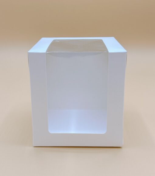 กล่องเค้กชิ้นหน้าต่างวีเชฟ ขนาด10x10x11ซม. (แพค20ใบ) 1620 - Image 2