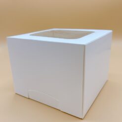 กล่องเค้กครึ่งปอนด์ ขนาด 15.5x15.5x12 ซม. (แพค10ใบ) 1730