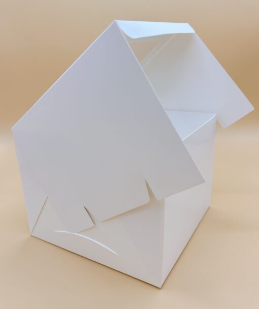 กล่องเค้กครึ่งปอนด์ ขนาด 15.5x15.5x12 ซม. (แพค10ใบ) 1730 - Image 4