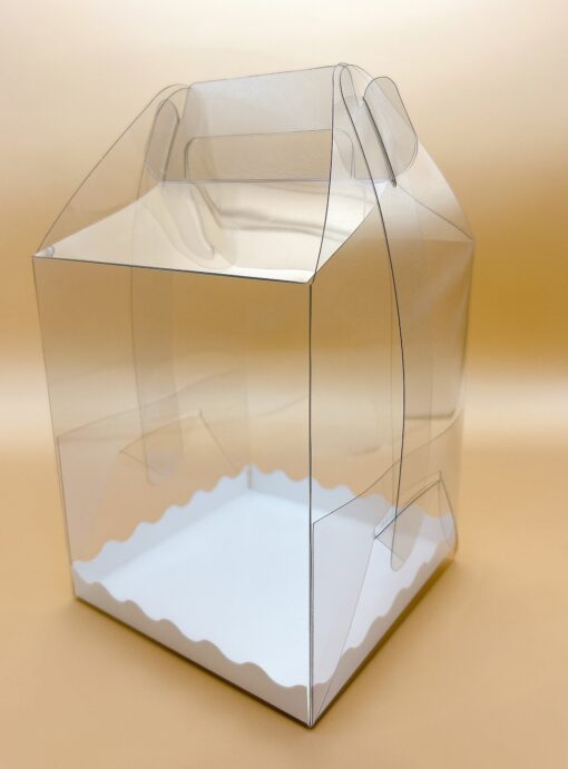 กล่องเค้กใสครึ่งปอนด์ทรงสูง ขนาด15x15x18 ซม. (1ชิ้น/แพค) 2554 - Image 6